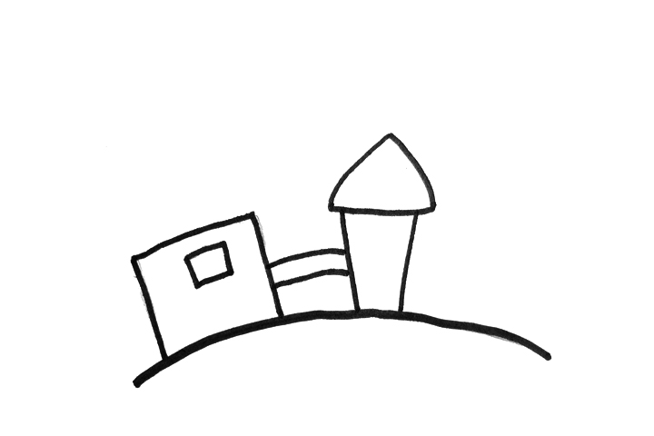 超简单夜晚风景怎么画-图1