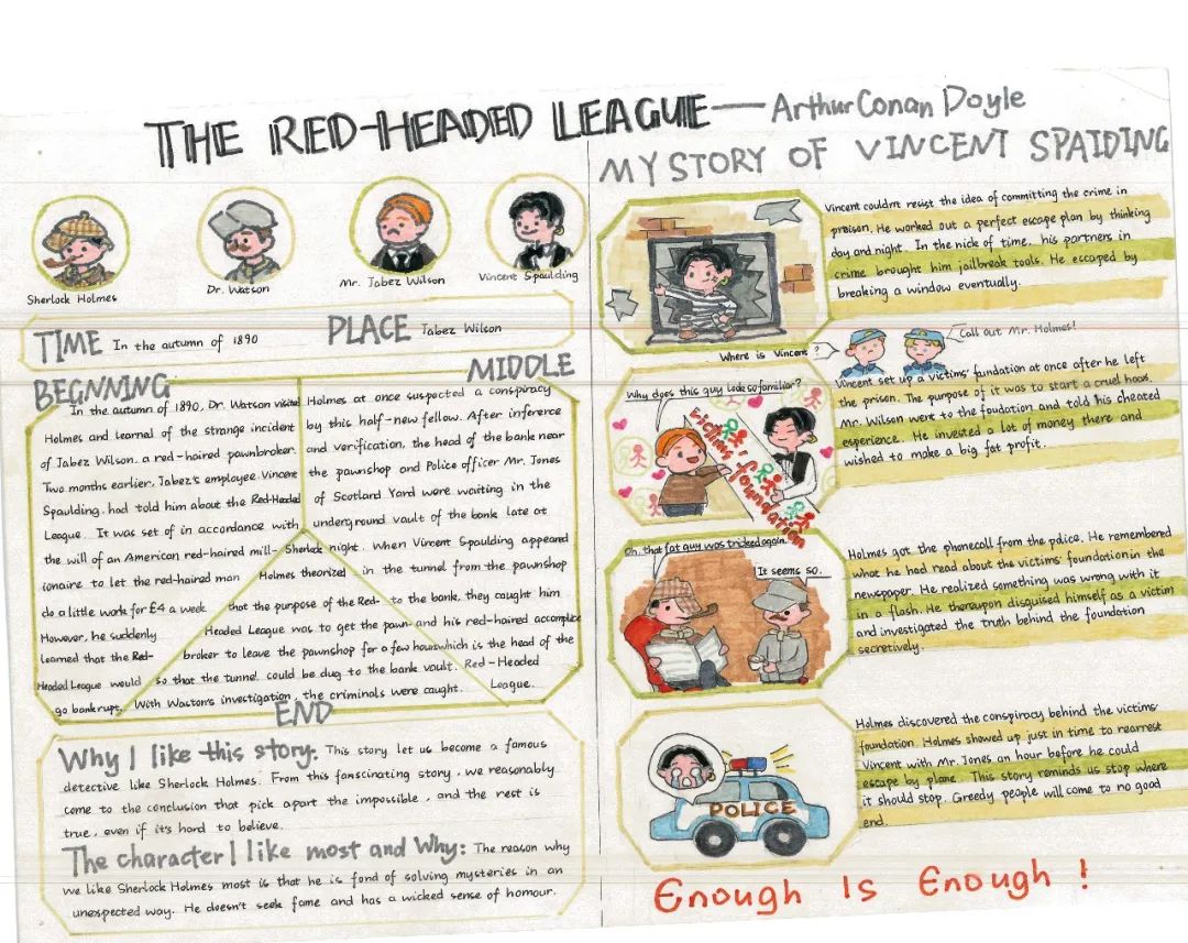 7张漂亮的英语故事手抄报图片-图7