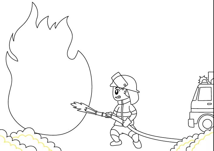 关于消防安全森林防火的手抄报-图3