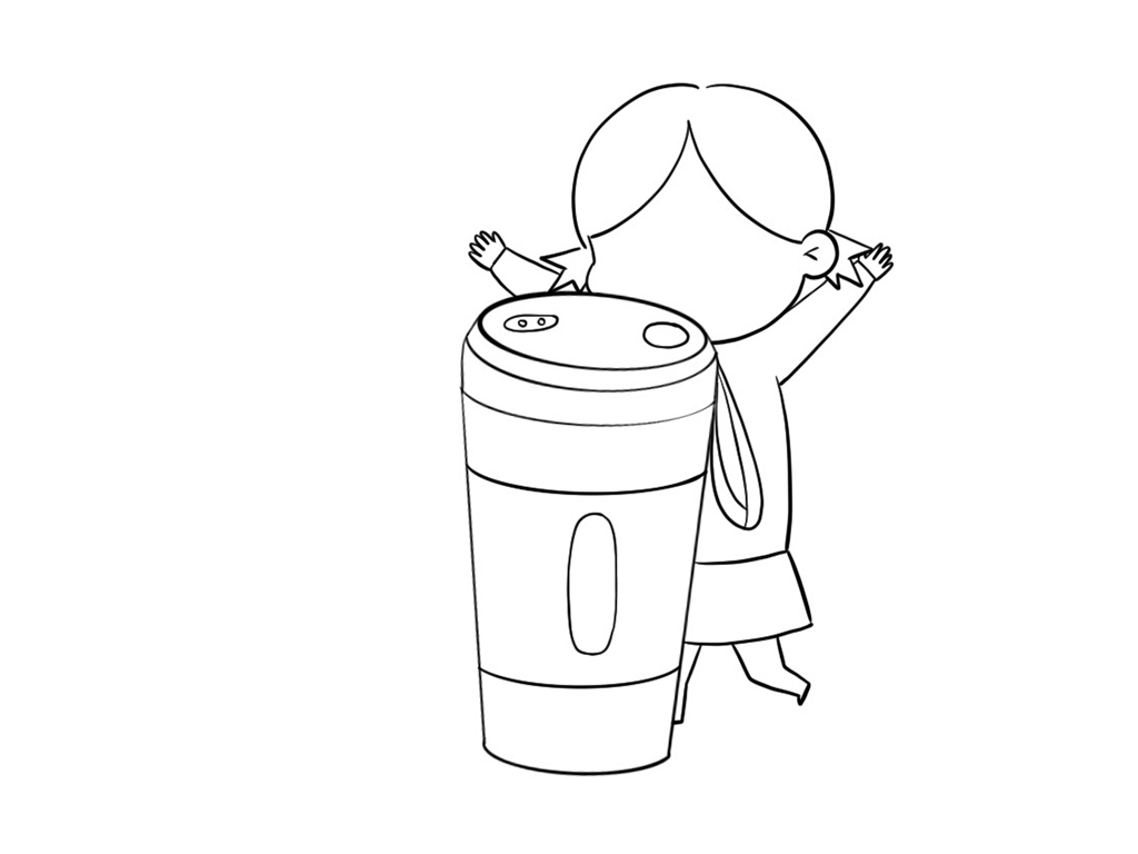 超爱的果汁简笔画画法步骤-图6