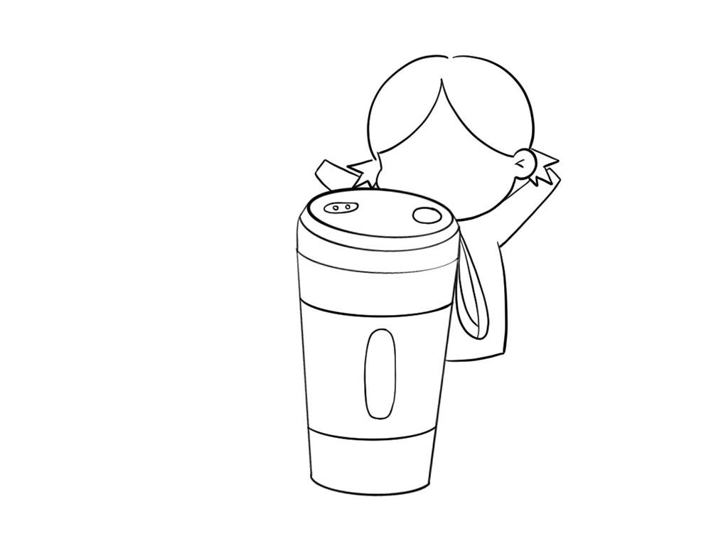 超爱的果汁简笔画画法步骤-图5