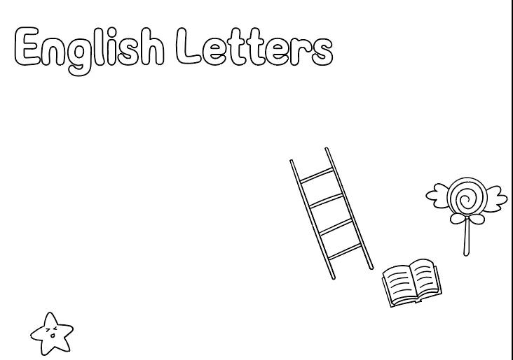  英语字母手抄报简单又漂亮-图2