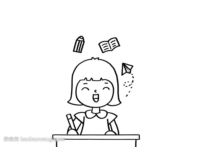 考试心理手抄报图片-图1