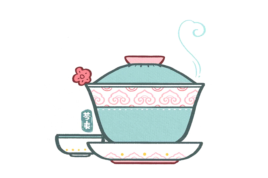 冬日古风系列简笔画-图2