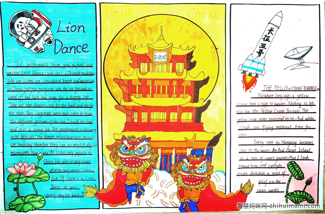 7张建党百年国庆英语手抄报-图3