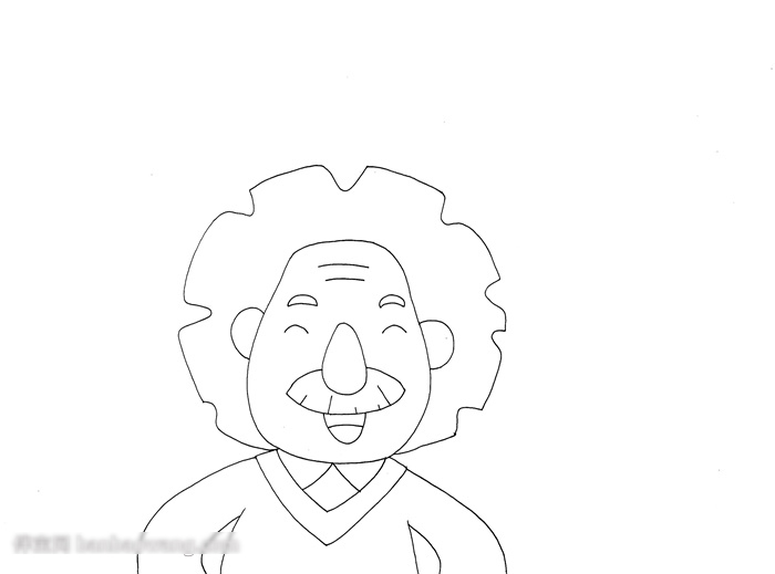 名人故事手抄报-爱因斯坦-图1