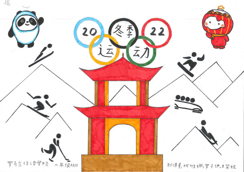 2020年北京冬奥会创意画-图3
