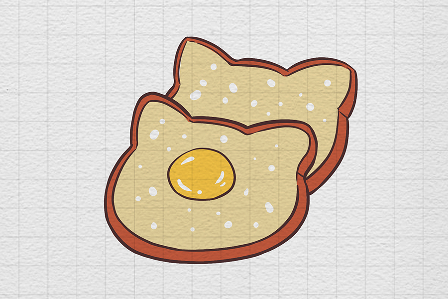 可爱厨房早餐简笔画图片-图6