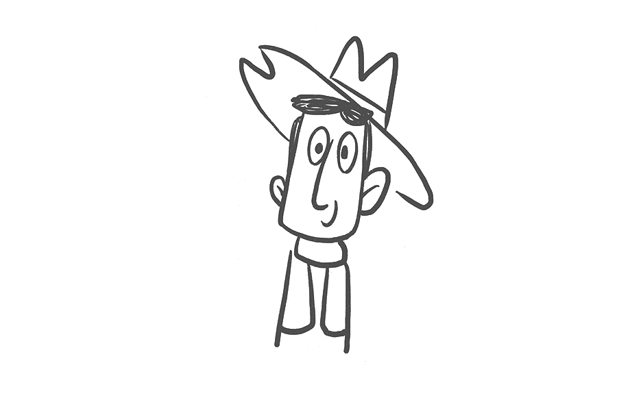 玩具总动员胡迪怎么画-图5