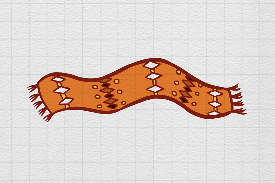 深秋冬天简笔画素材-图2