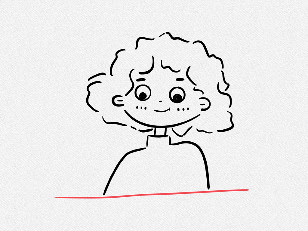 学画可爱小女孩简笔画-图4