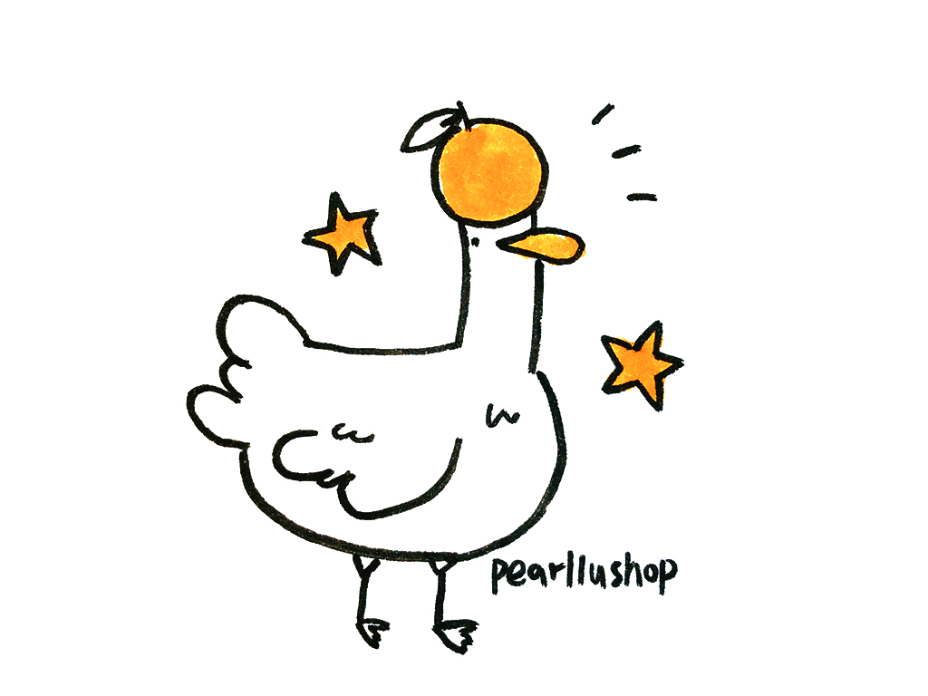 一组可可爱爱的小鸭子简笔画-图4