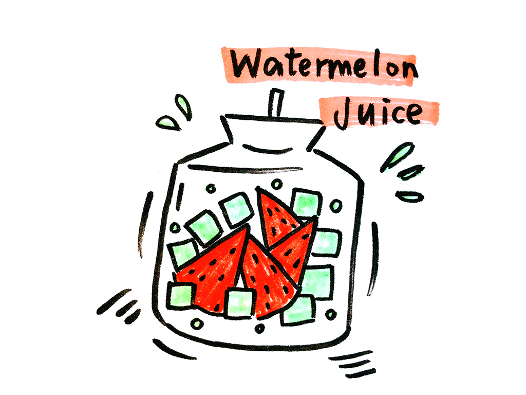 可可爱爱的果汁简笔画-图6