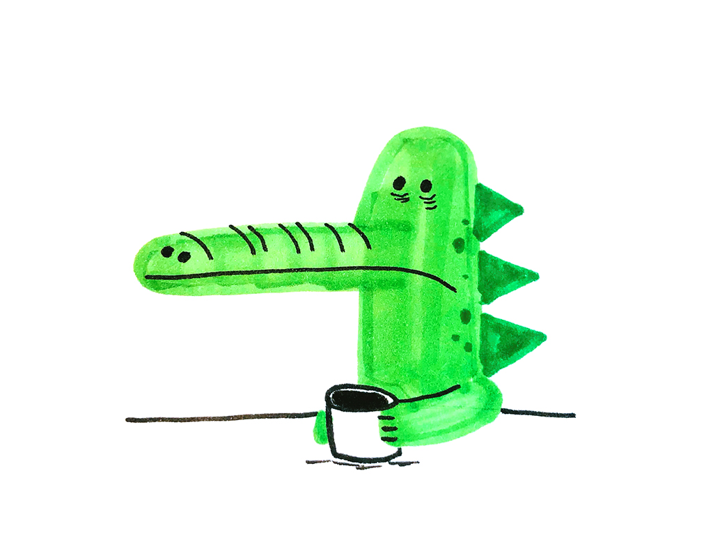 一组简单好画的可爱小动物简笔画-图1