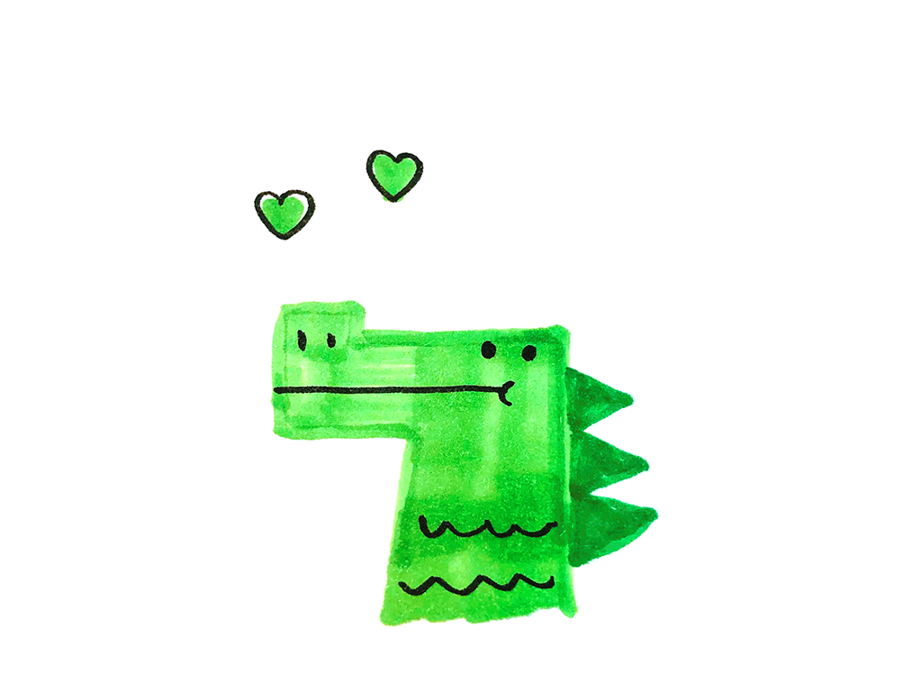 一组简单好画的可爱小动物简笔画-图3