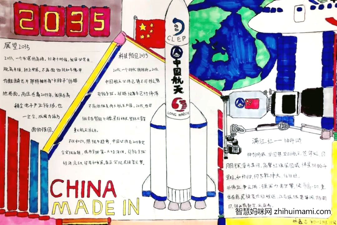 理想照亮未来手抄报-盘点收获展望未来