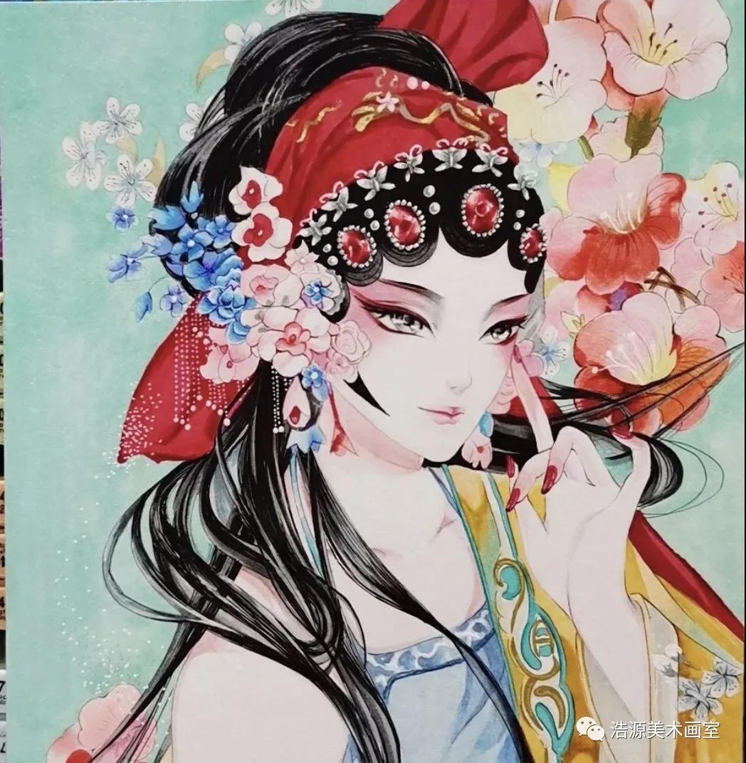 中国传统文化——京剧儿童画-图2