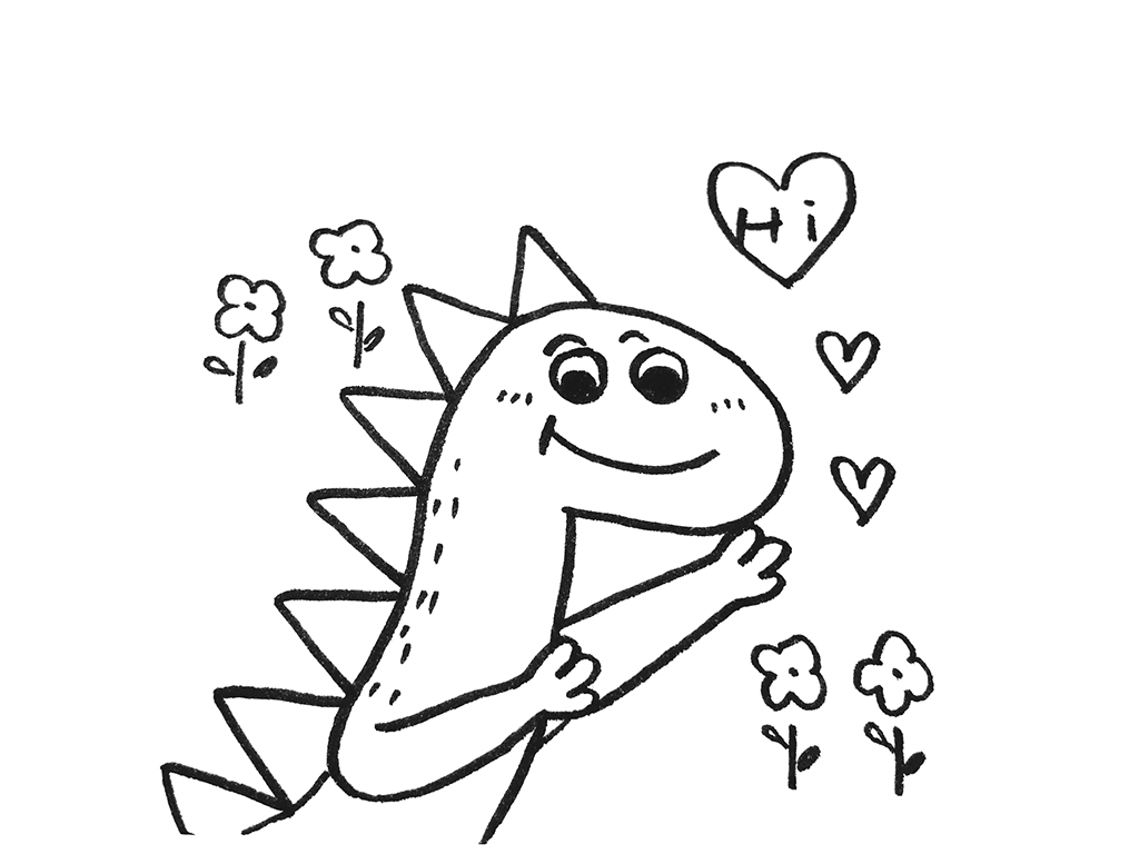 几张可爱的动物简笔画图片-图2