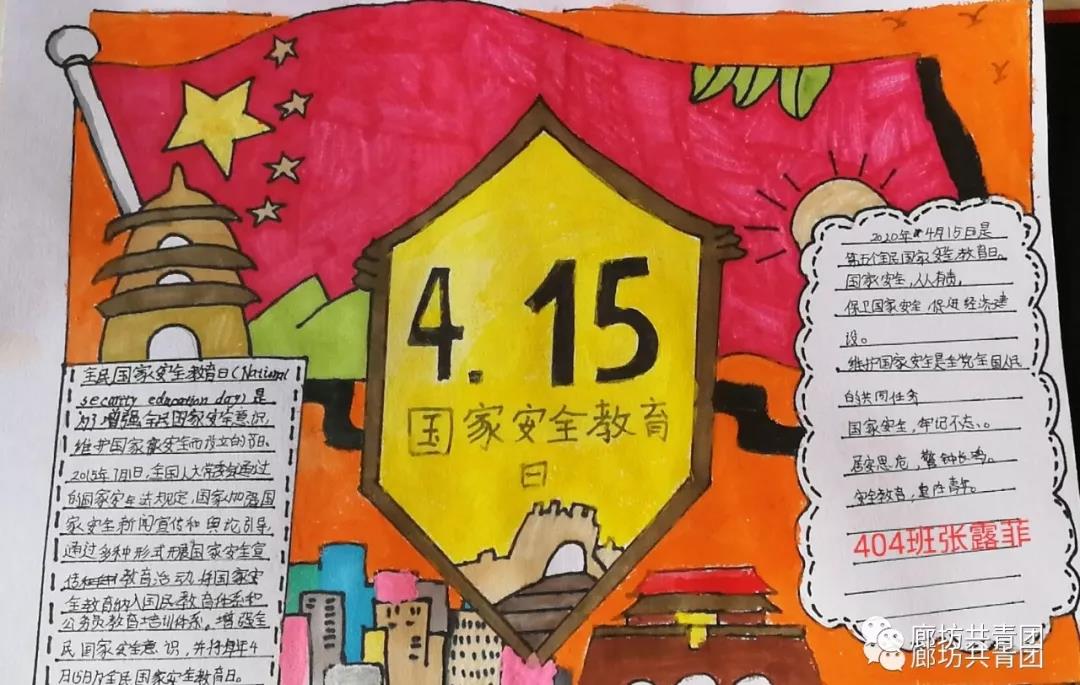 国家安全日主题儿童绘画-图2