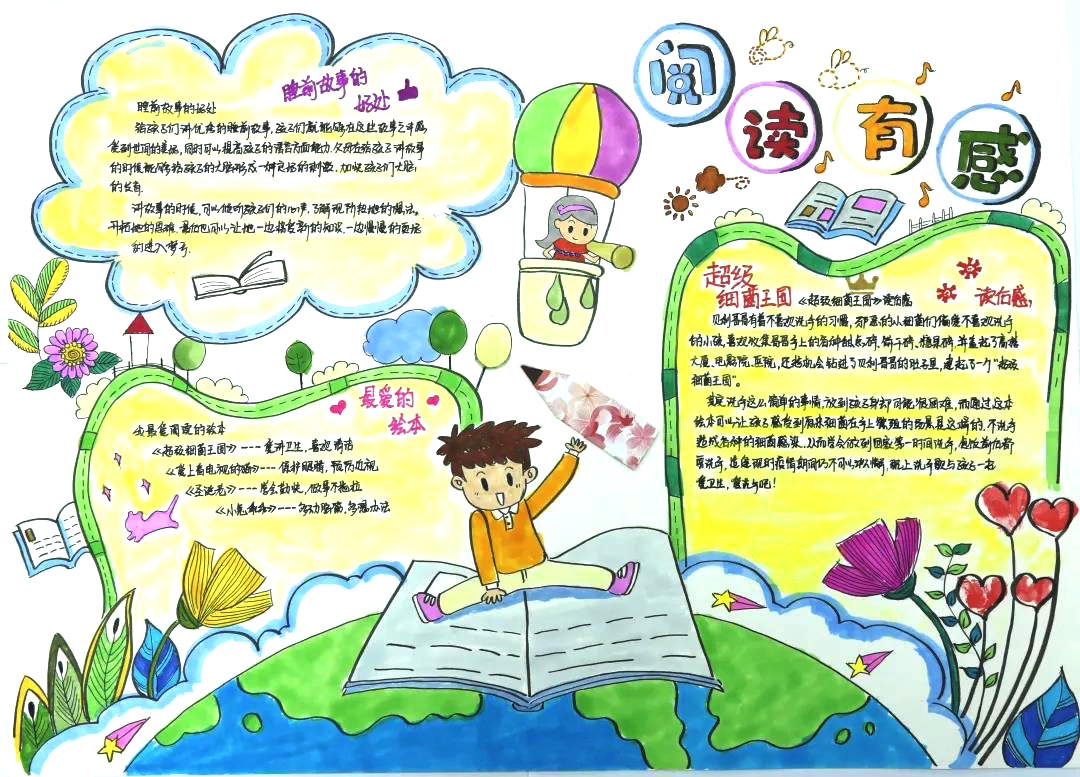 书香飘万家手抄报小学-图1