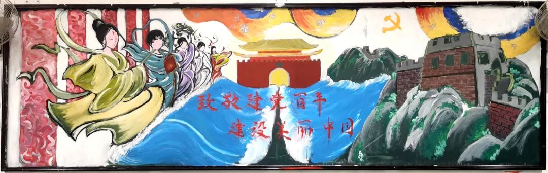 建党100周年黑板报设计简单又漂亮-图5