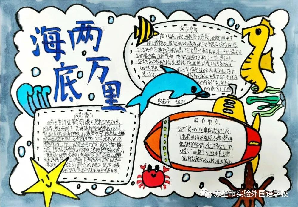 海底两万里手抄报绘画图片-图1