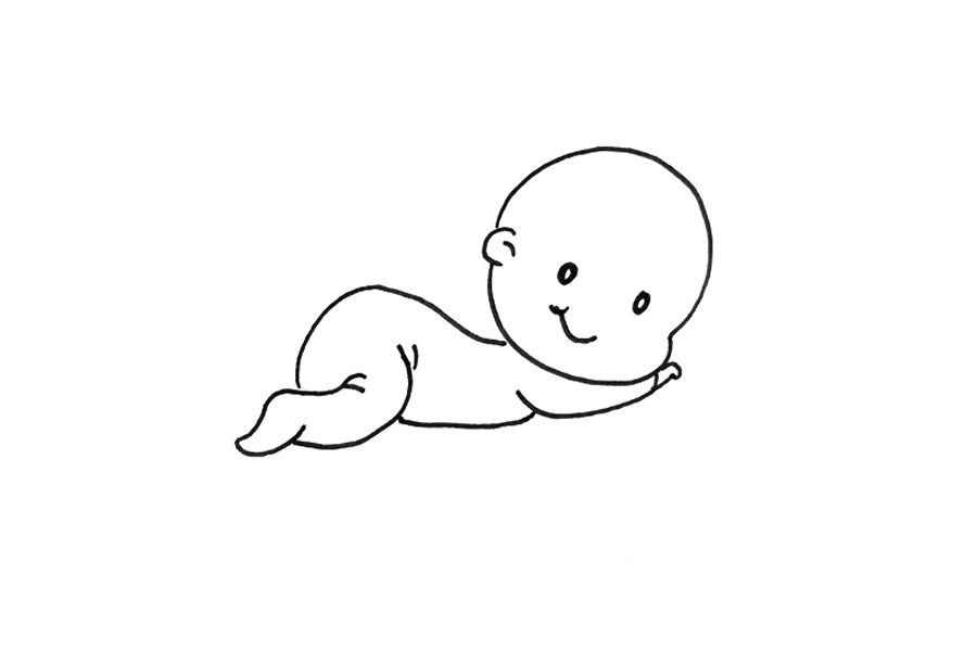 可爱的婴儿怎么画-图3