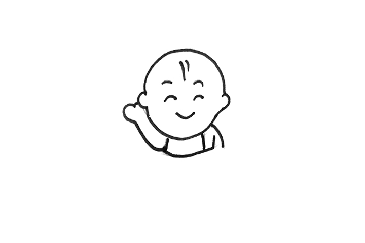 一步一步学画可爱的婴儿-图2