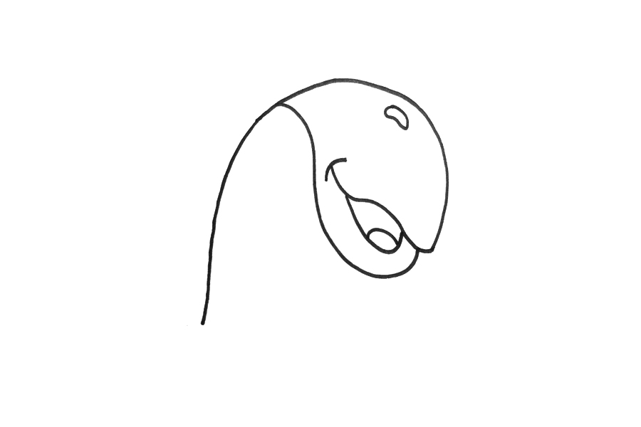 漂亮的鹦鹉简笔画画法步骤-图1