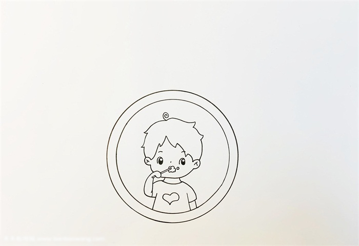 怎么画保护牙齿的手抄报-图1