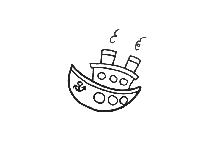 可爱的小游艇怎么画-图3