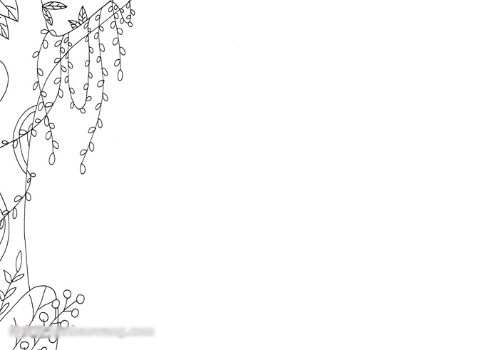 四季手抄报-春天的美-图1