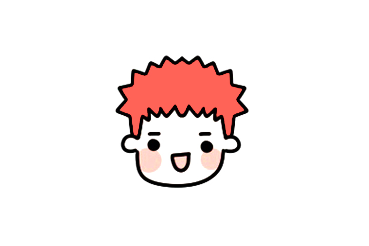 可爱男孩怎么画