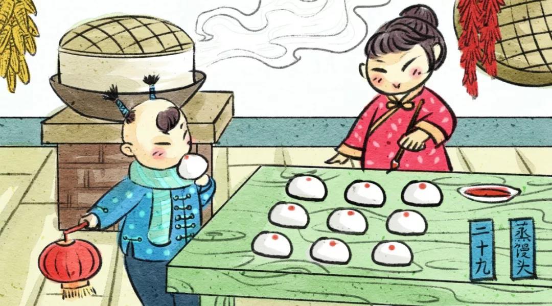 牛年春节儿童绘画一等奖-图2