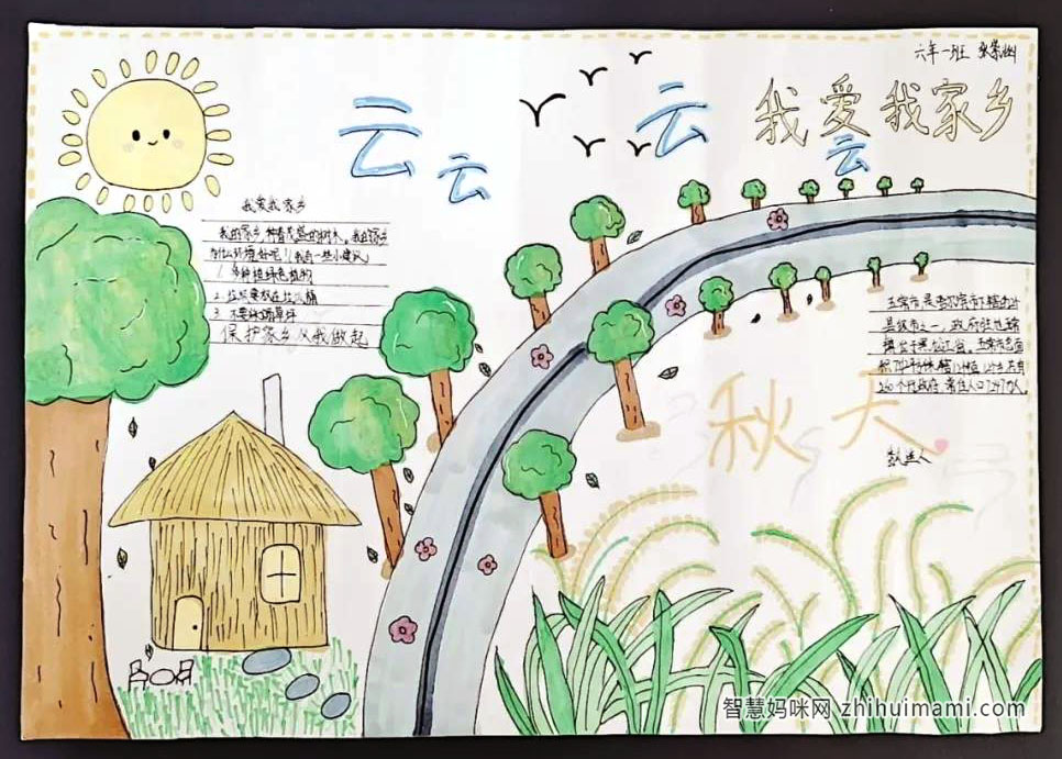 简单的我的家乡成都手抄报怎么画-图2