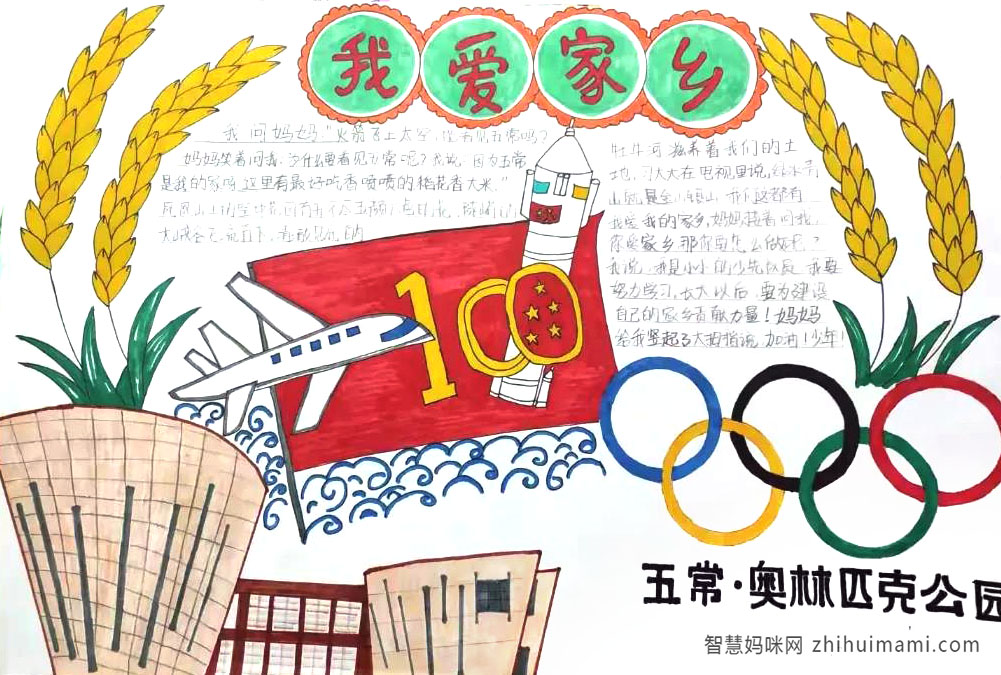 简单的我的家乡成都手抄报怎么画-图3