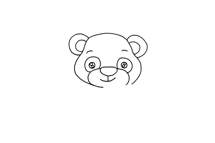 一步一步学画大熊猫-图2