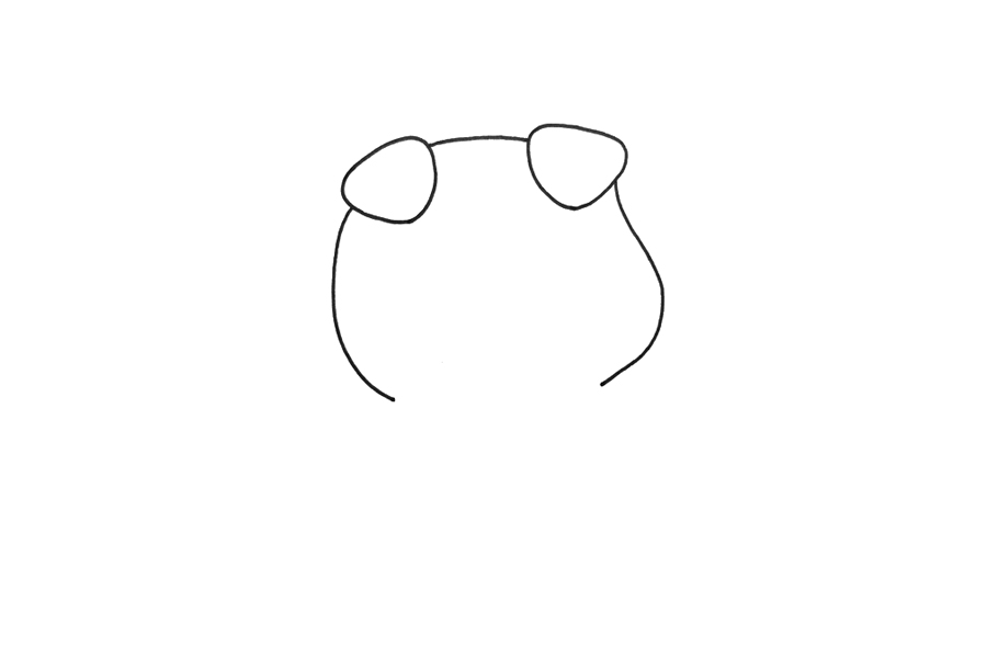 卡通猪怎么画-图1