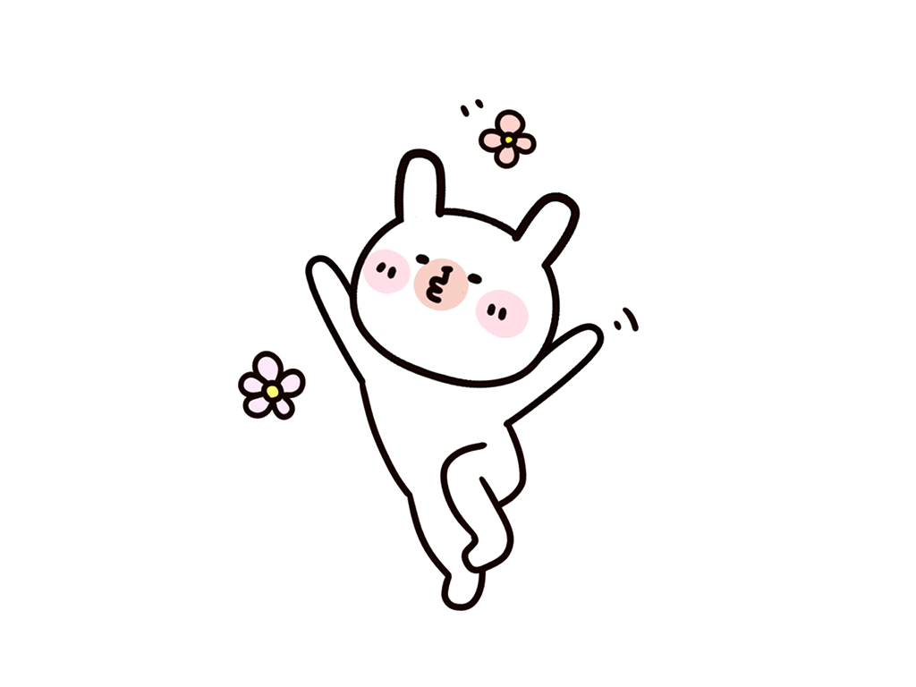 一组可爱小兔表情简笔画图片-图2