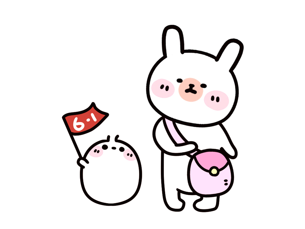 一组可爱小兔表情简笔画图片-图3