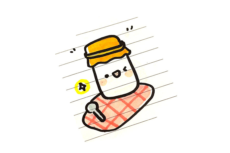 一组可爱小吃简笔画图片-图7