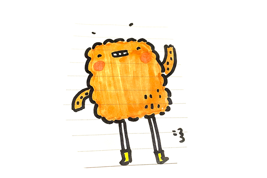 一组可爱小吃简笔画图片-图14