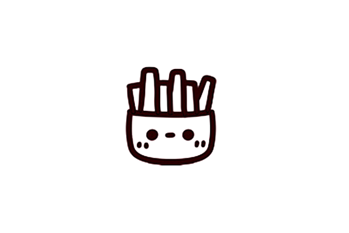 简单可爱的薯条怎么画-图3