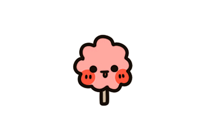 简单可爱的棉花糖怎么画