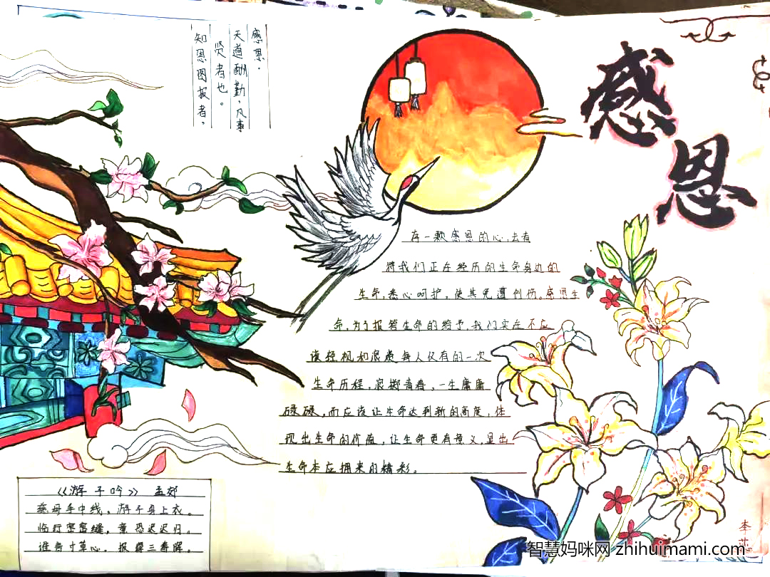 9张关于感恩节的手抄报漂亮-图8