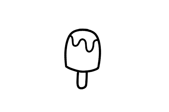 可爱的巧克力冰棍怎么画-图2