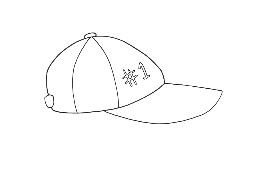 鸭舌帽怎么画-图3