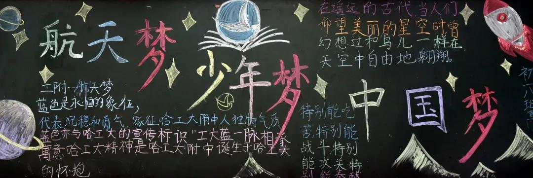 我的航天梦主题黑板报设计-图5