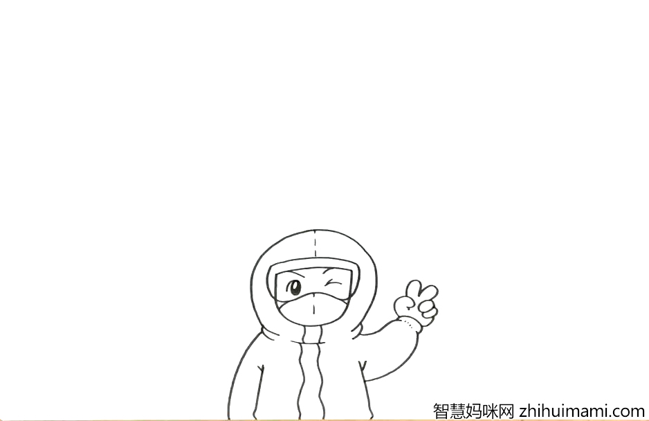 2021年抗击病毒手抄报教程-图1