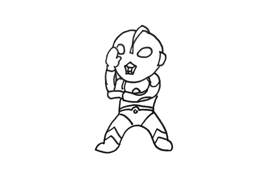 捷克奥特曼怎么画-图3